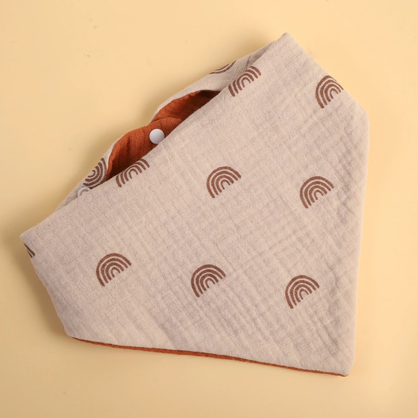 INSULAR Infant Cotton Bibs Newborn Triangle Scarf Feeding Saliva Towels Baby Waterproof Pinny Bandana Burp Shower Cloth 4 Layers